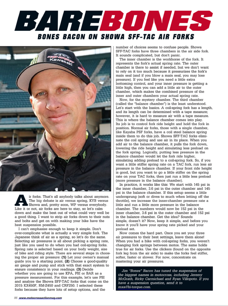 Motocross Suspension Setup Tips Motoklik